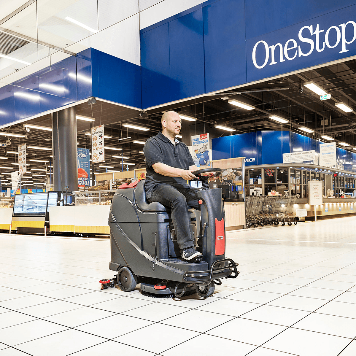 Viper AS530R Battery Ride-On Floor Scrubbers - Lifestyle 2
