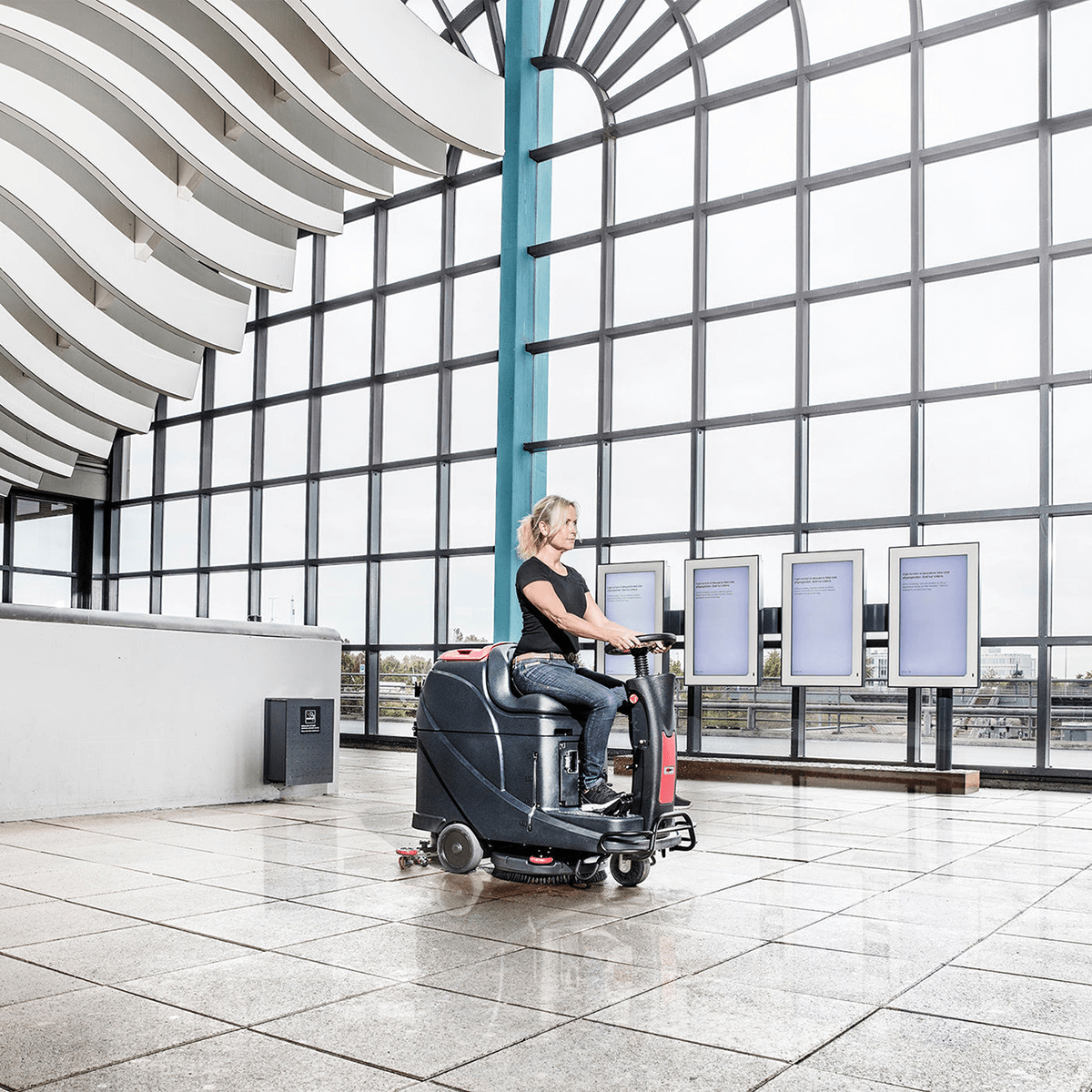 Viper AS530R Battery Ride-On Floor Scrubbers - Lifestyle 3