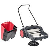 Viper PS480 Manual Push Floor Sweeper - Detached Hopper