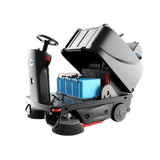 Viper ROS1300 Ride-On Sweeper with 34 Gallon Hopper - Batteries
