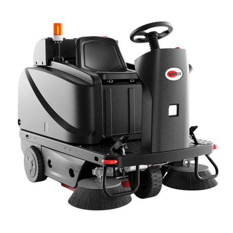 Viper ROS1300 Ride-On Sweeper with 34 Gallon Hopper - Main