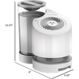 Vornado EV100 Whole Room Humidifier - Dimensions