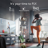 Vornado FLY MAX  High Velocity 4 Speed Adjustable Tilt Floor Fan - Infographic 2