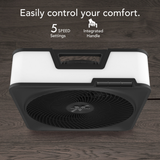 Vornado Model 80 High Velocity Electric Box Fan - Infographic 4