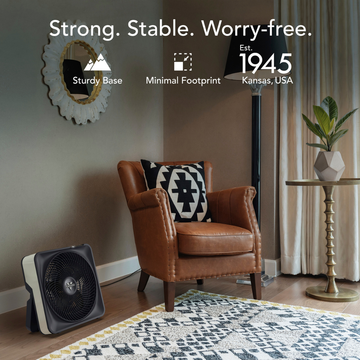 Vornado Model 80X High Velocity Electric Box Fan - Infographic 4