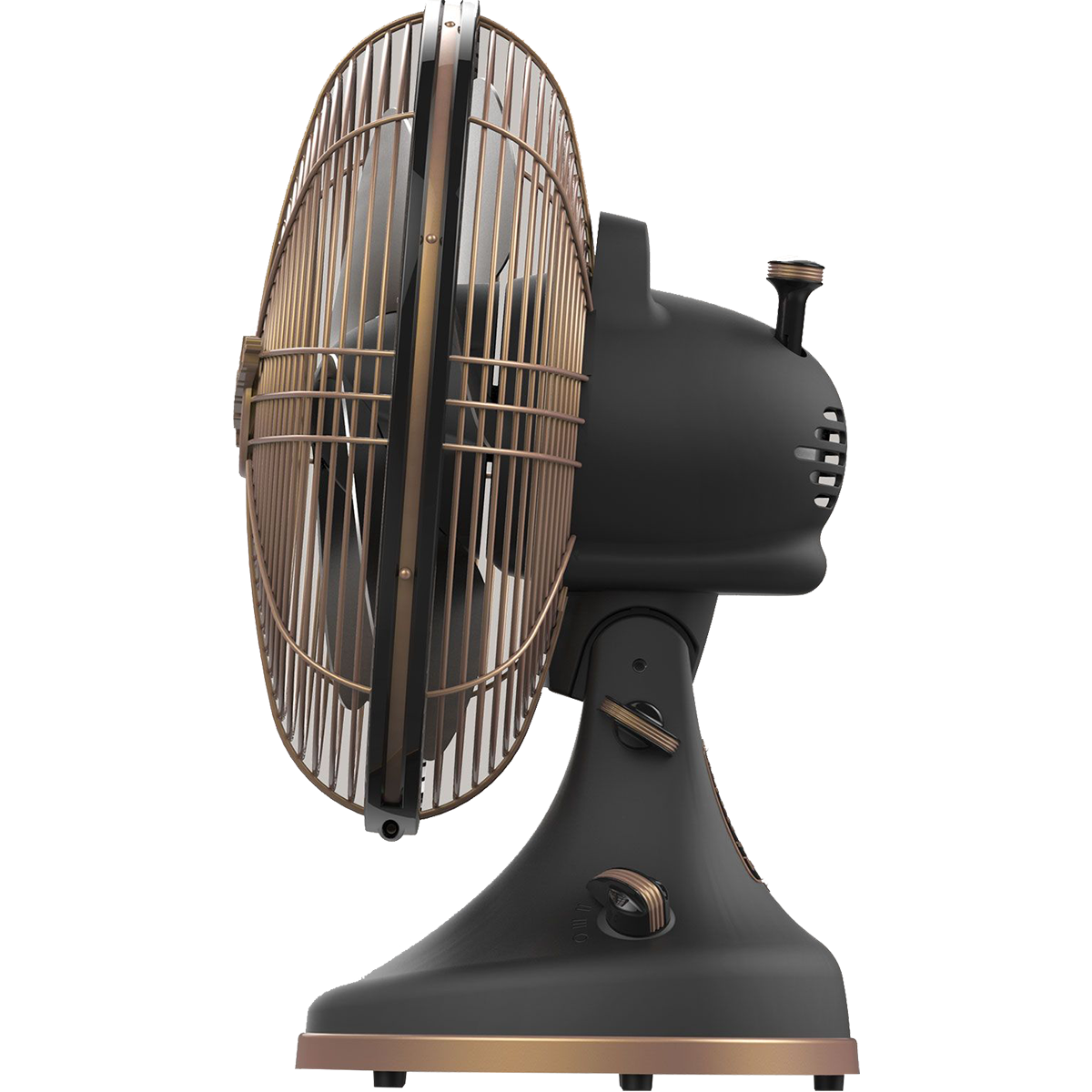Vornado Silver Swan Alchemy Fan - Side View