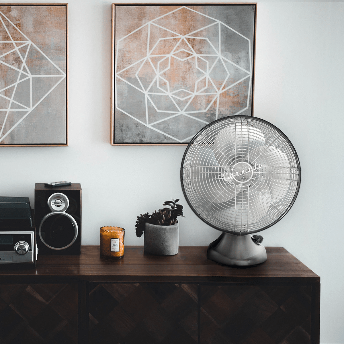 Vornado Silver Swan Vintage Oscillating Fan