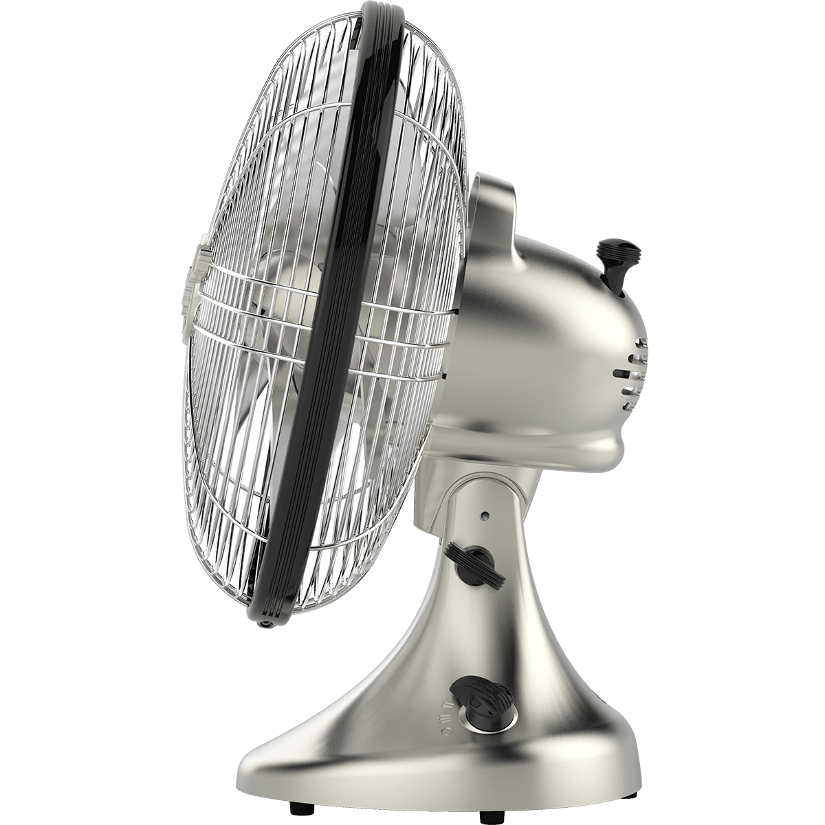 Vornado Silver Swan Vintage Oscillating Fan - Side