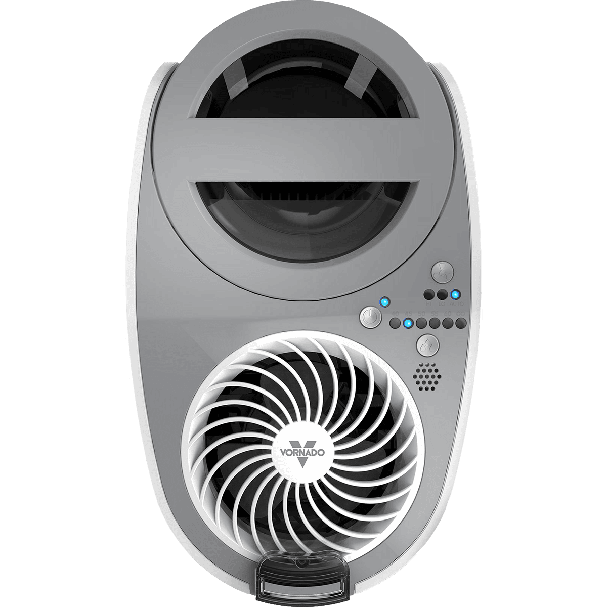 Vornado UH100 Ultrasonic Humidifier - Top with touch controls.