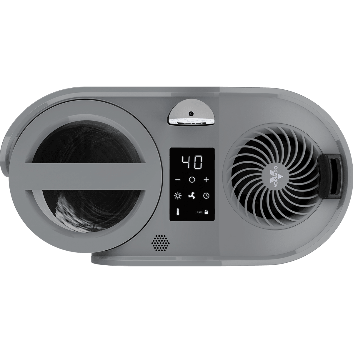 Vornado UH200 Ultrasonic Whole Room Humidifier - Top with electronic control panel