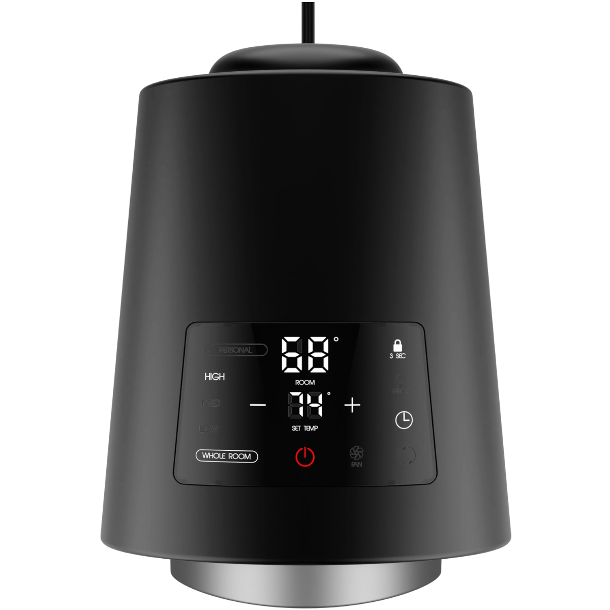 Vornado VC-02 Ceramic Space Heater - Controls