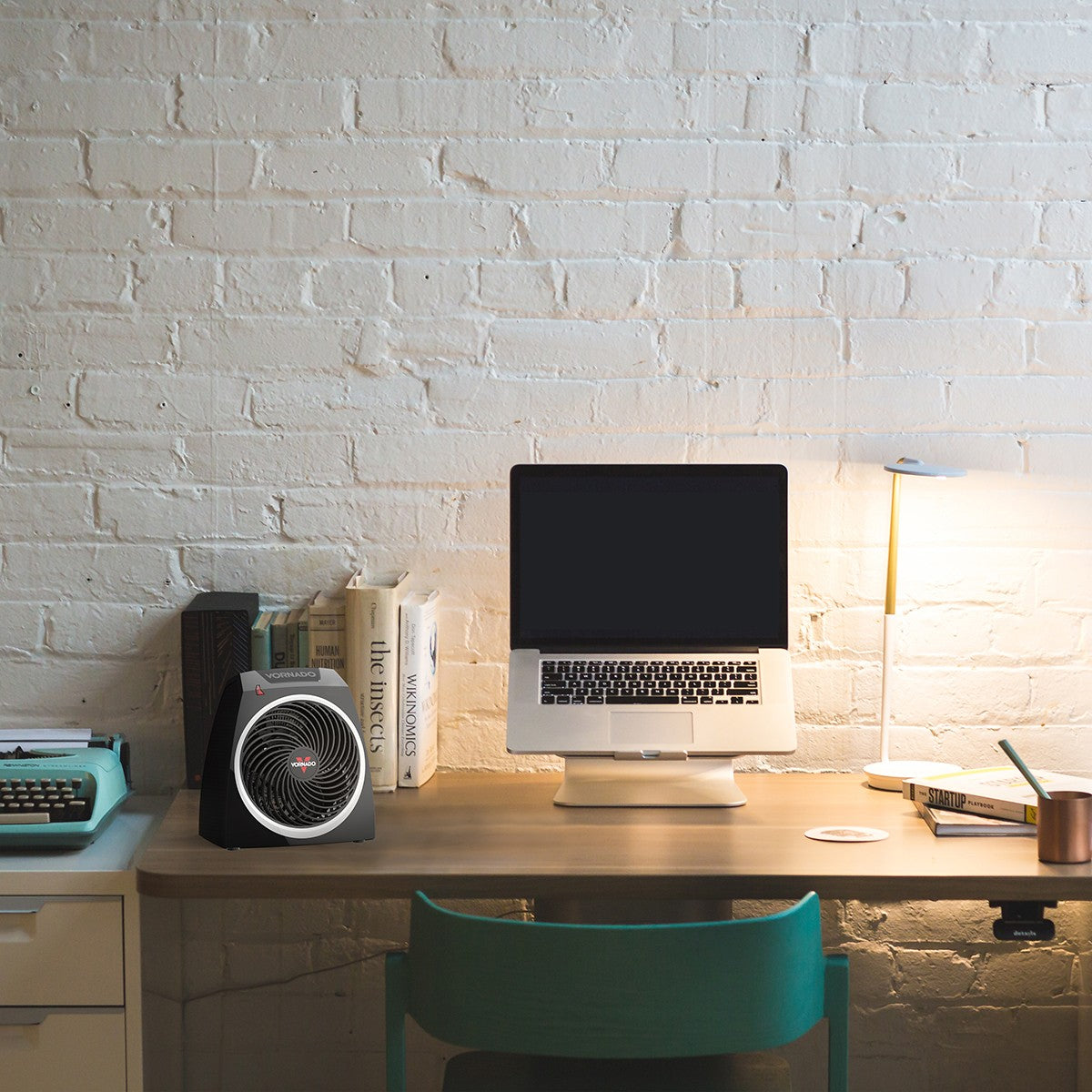 Vornado VH5 Personal Space Heater - on Desk