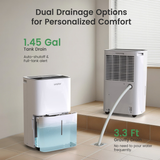 Waykar 54 Pint Energy Star Dehumidifier - Infographic 6