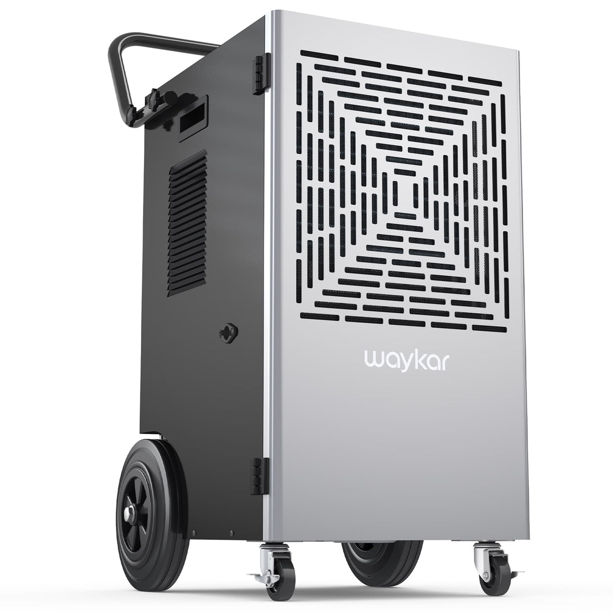 Waykar 155 Pint Portable Dehumidifier with Pump - Angle