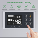 Waykar 155 Pint Portable Dehumidifier with Pump - Infographic 4