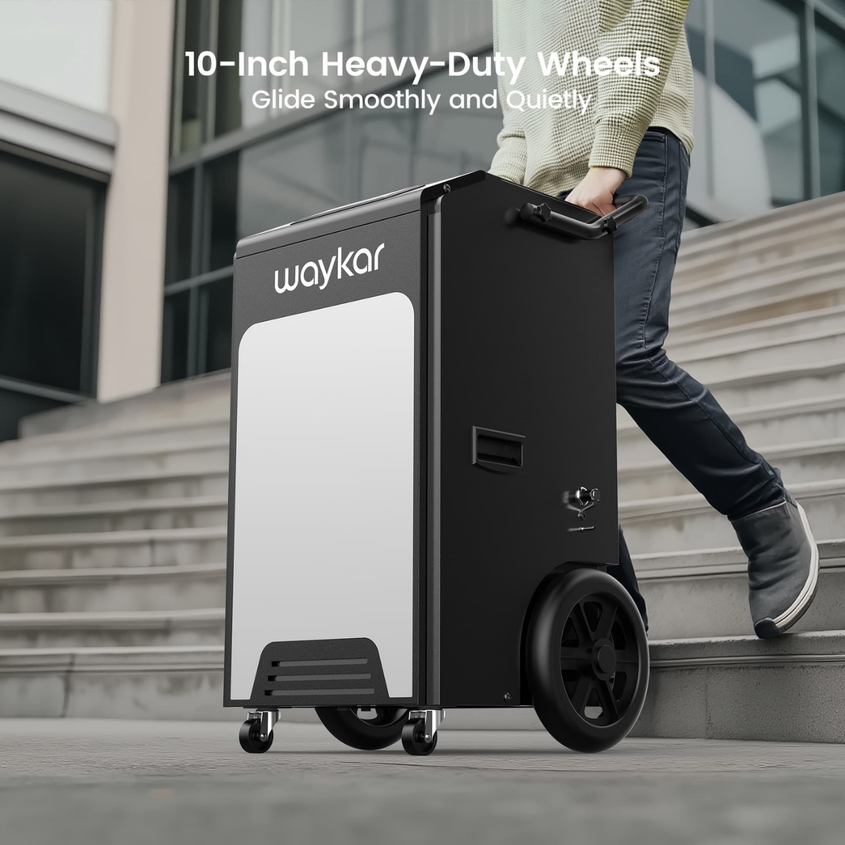 Waykar 250 Pint Portable Dehumidifier with Pump - Infographic 2