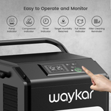 Waykar 250 Pint Portable Dehumidifier with Pump - Infographic 3