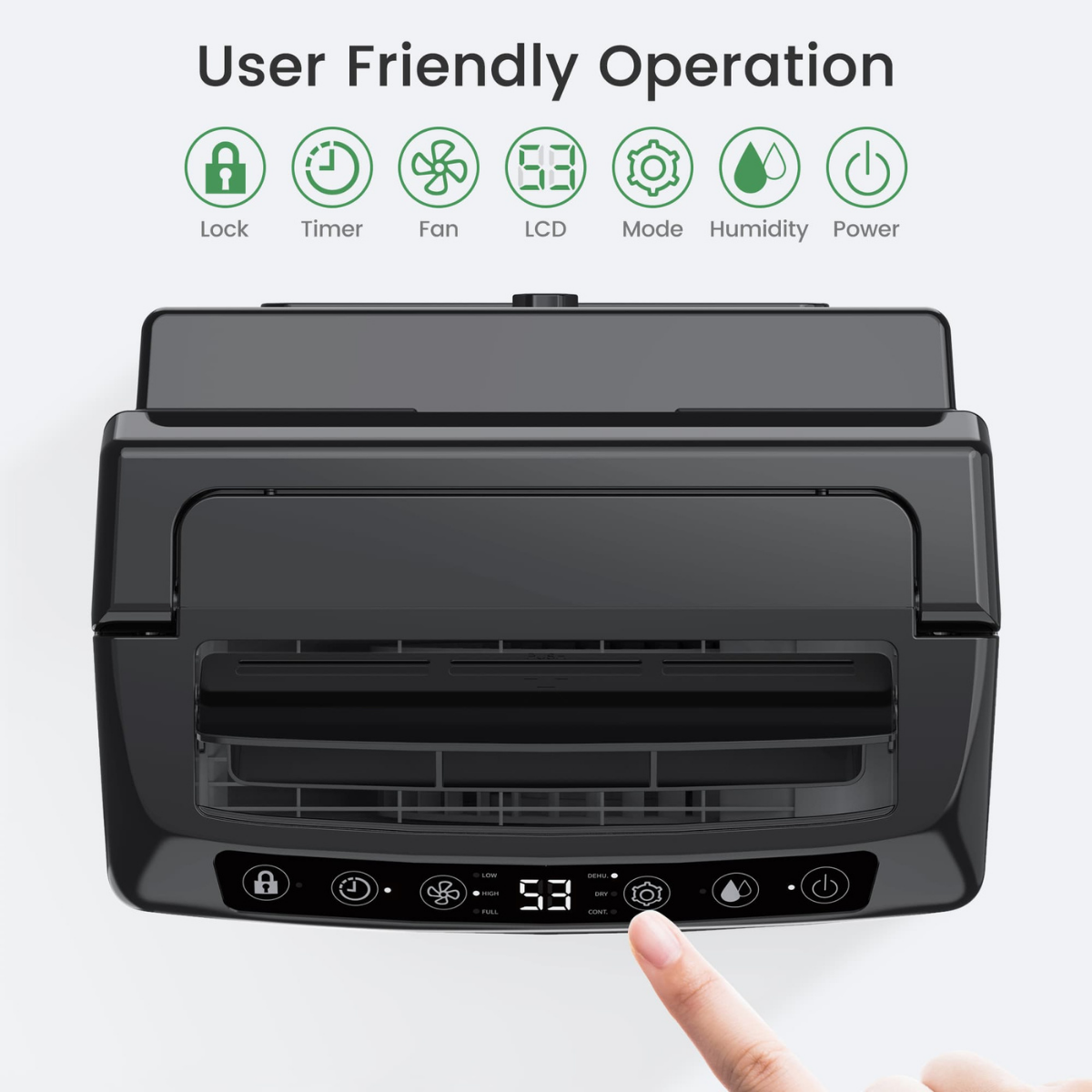 Waykar 15 Pint Energy Star Dehumidifier - Infographic 6