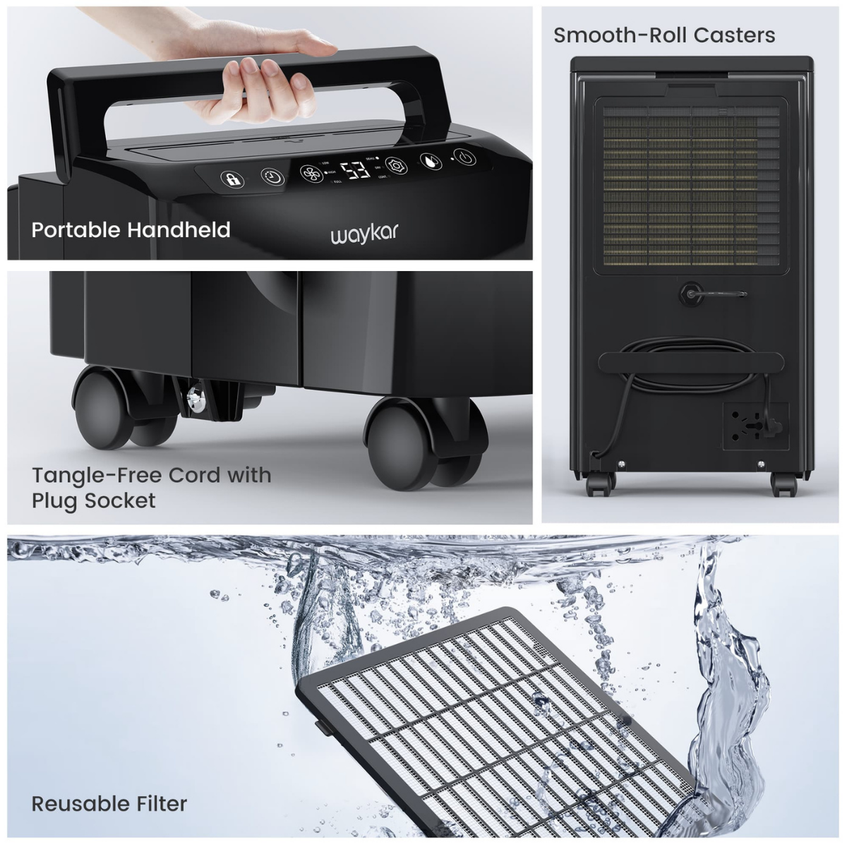 Waykar 15 Pint Energy Star Dehumidifier - Infographic 7
