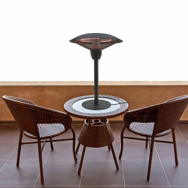 Westinghouse 1500 Watt Electric Tabletop Patio Heater - on Patio