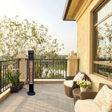 Westinghouse 1500 Watt Infrared Oscillating Electric Outdoor Heater - on Balcony