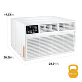 Whirlpool 10,000 BTU Through-the-Wall Air Conditioner - Dimensions