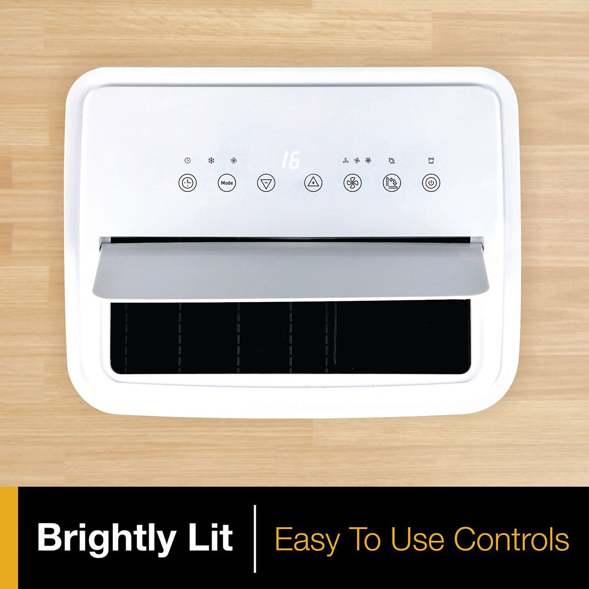 Whirlpool 14,000 BTU Portable AC with Dehumidifier - Easy to Use Controls