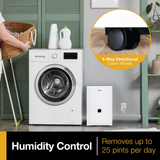 Whirlpool 25 Pint Dehumidifier - Infographic 1