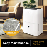 Whirlpool 50 Pint Energy Star Dehumidifier with Optional Pump - Infographic 3