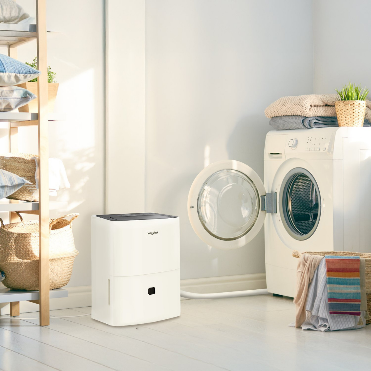 Whirlpool 50 Pint Energy Star Dehumidifier with Optional Pump - Lifestyle 4