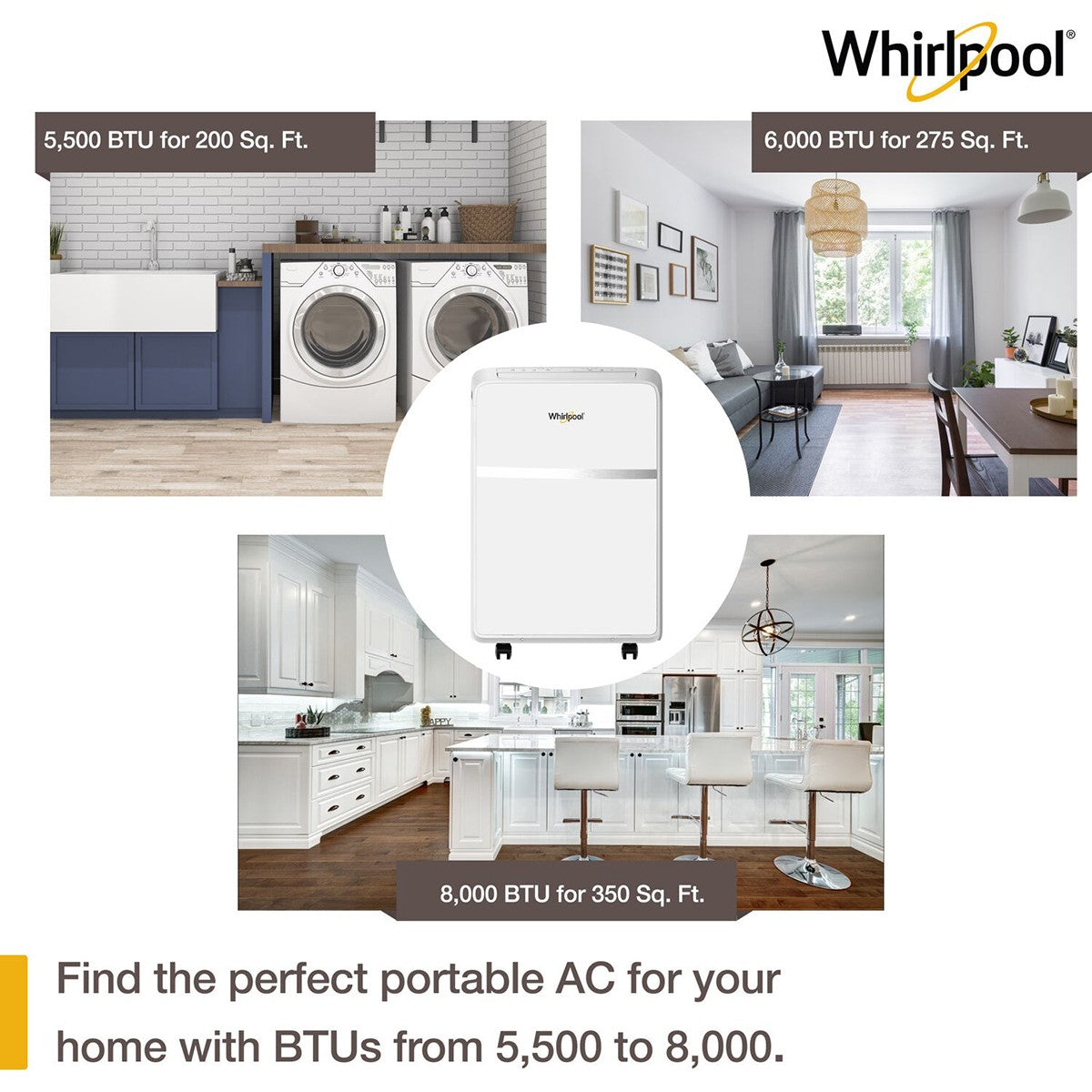 Whirlpool 10,000 BTU Portable Air Conditioner