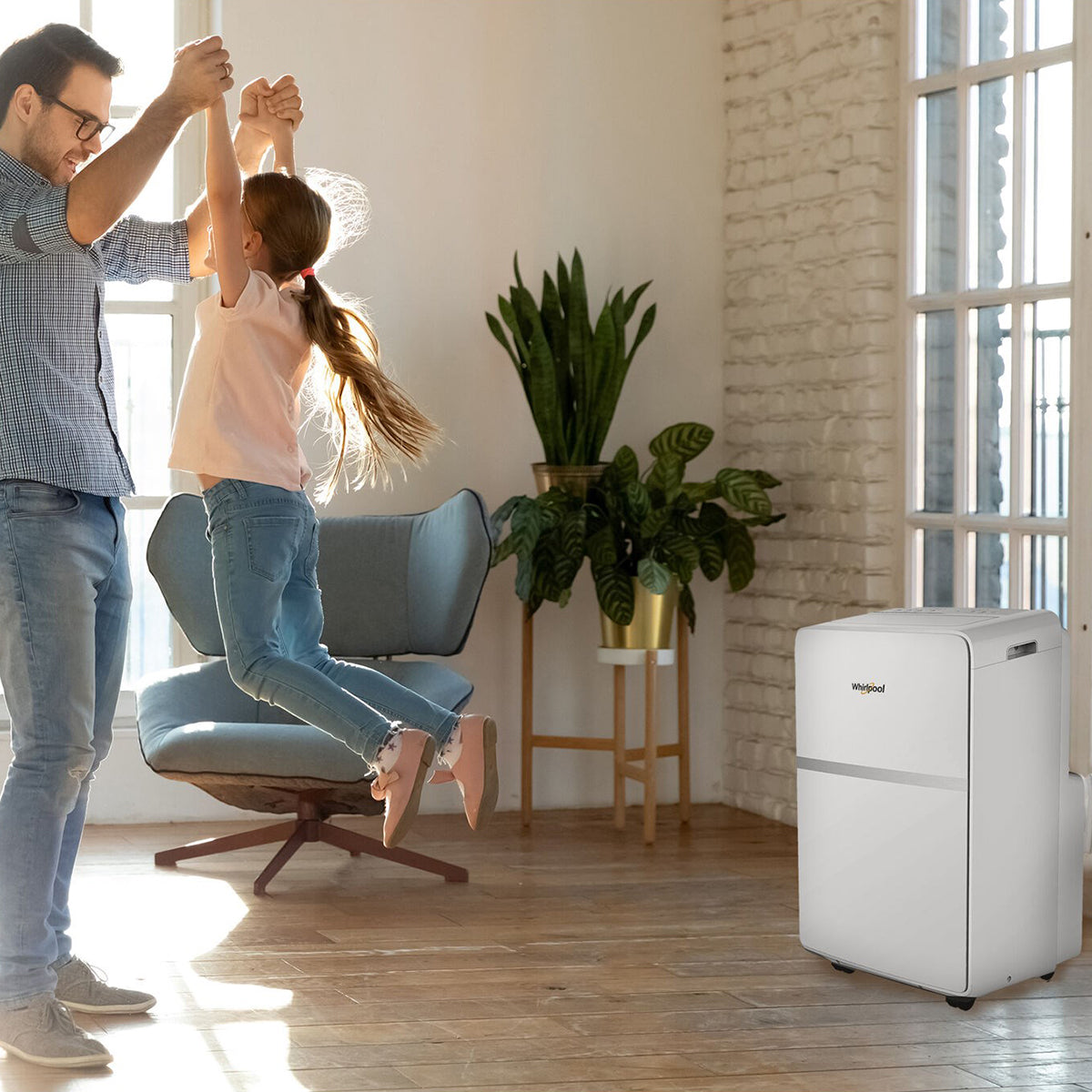 Whirlpool 6500 Btu Whap101Bwc Portable Ac Lifestyle