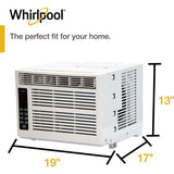 Whirlpool 8,000 BTU Window Air Conditioner  - Dimensions