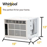 Whirlpool 8,000 BTU Window Air Conditioner  - Dimensions
