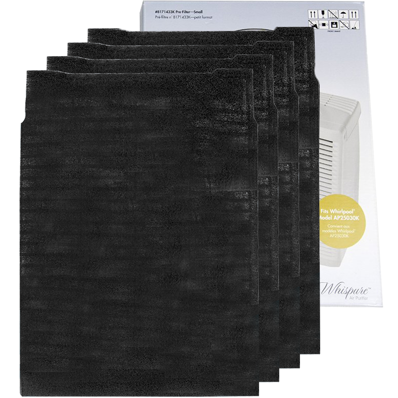 Genuine Whirlpool Carbon Pre-filter - Large (4 pack) (8171434K)