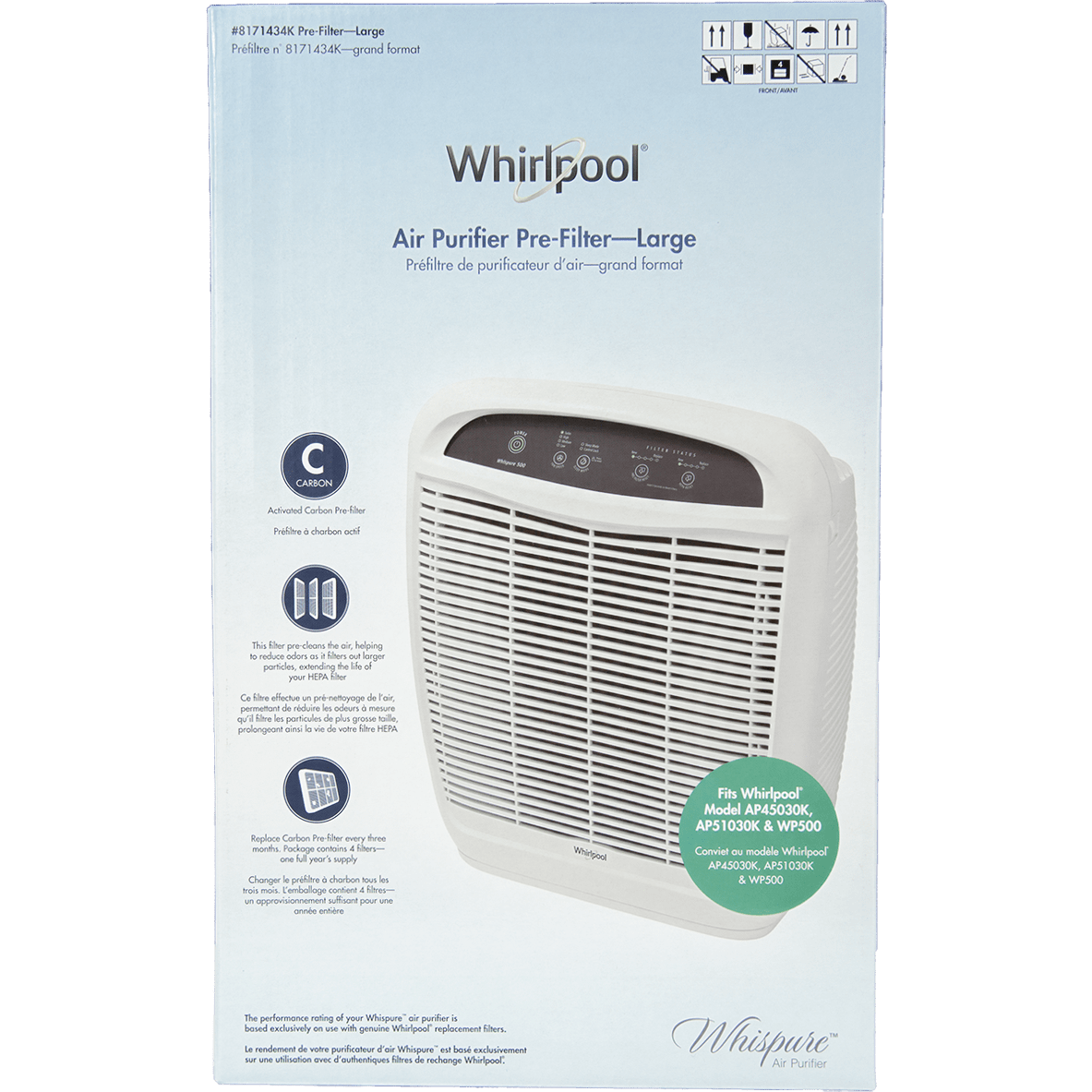 Whirlpool Carbon Pre-filters Large 8171434K