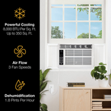 Whirlpool 8,000 BTU Window Air Conditioner - Infographic 1
