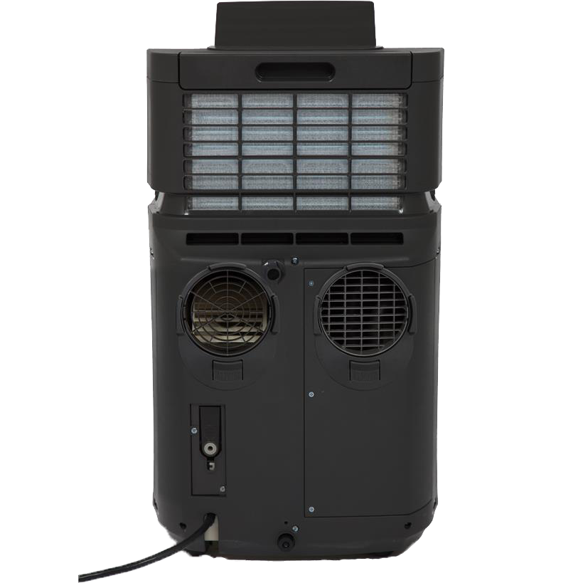 Whynter Elite 12,000 BTU Digital Dual-Hose Portable Air Conditioner - Heat pump model back
