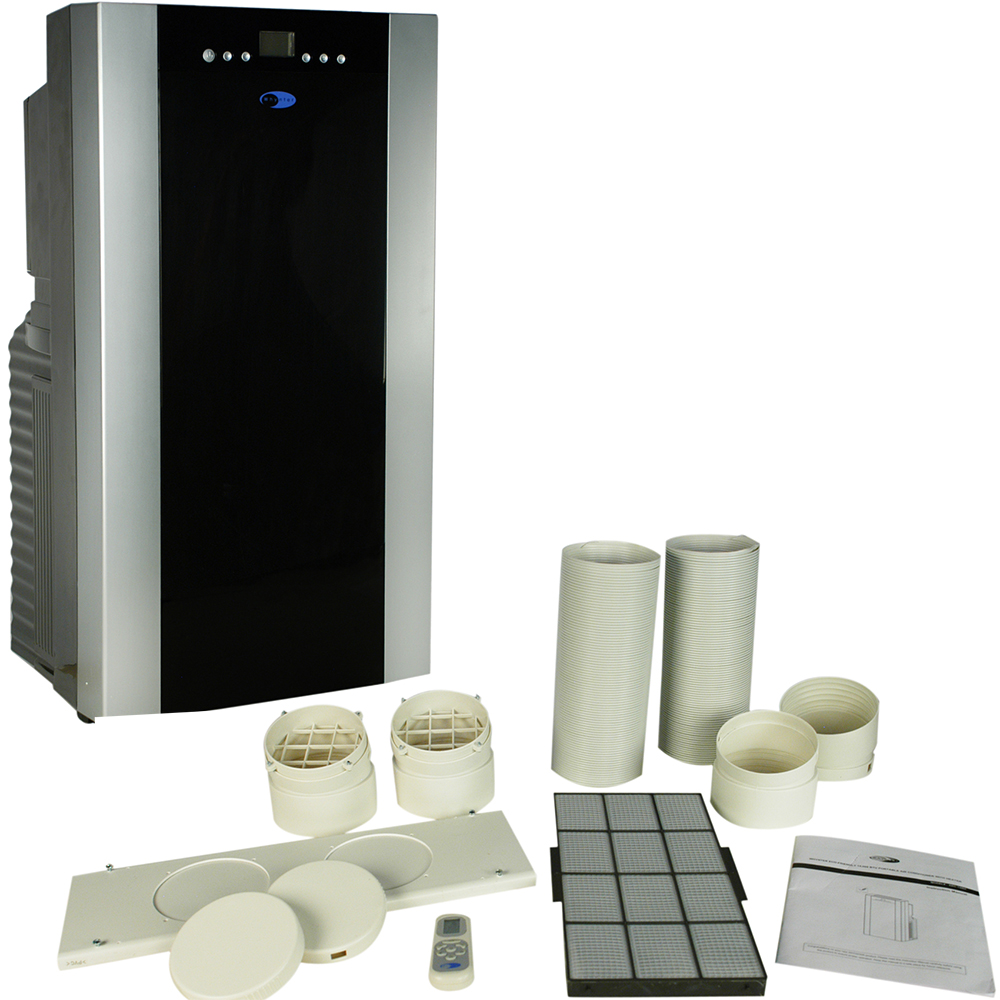 Whynter 14,000 BTU Dual Hose Portable AC w/ Heat - with Installation Kit