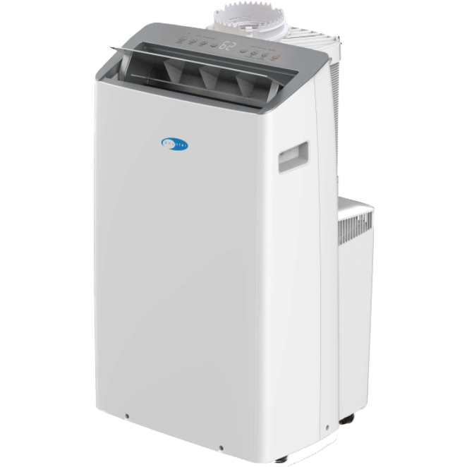 Whynter 12,000 BTU Dual Hose Smart Wi-Fi Portable AC - Angle 2