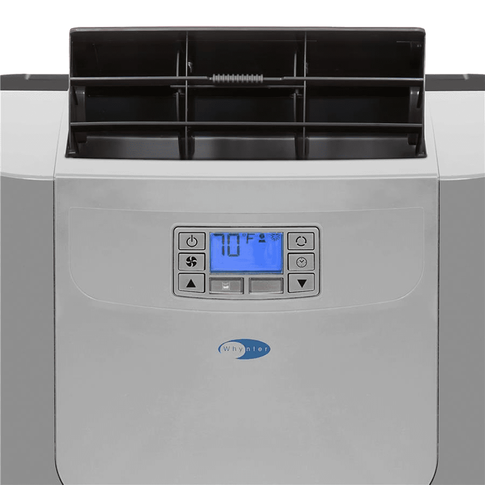 Whynter Elite 12,000 BTU Digital Dual-Hose Portable Air Conditioner Control panel