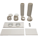 Whynter Elite 12,000 BTU Digital Dual-Hose Portable Air Conditioner Upgraded Window Kit