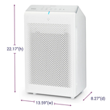Winix 5530 Large Room Wi-Fi True HEPA Air Purifier - Dimensions