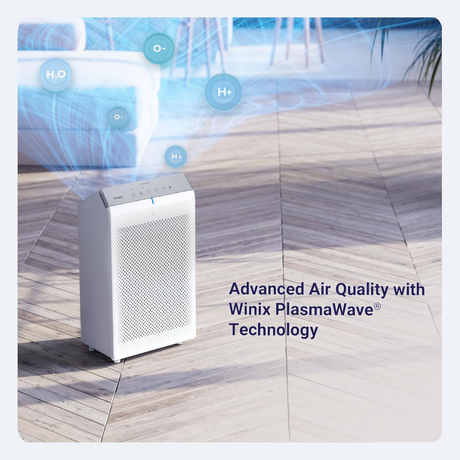 Winix 5530 Large Room Wi-Fi True HEPA Air Purifier - Infographic 1