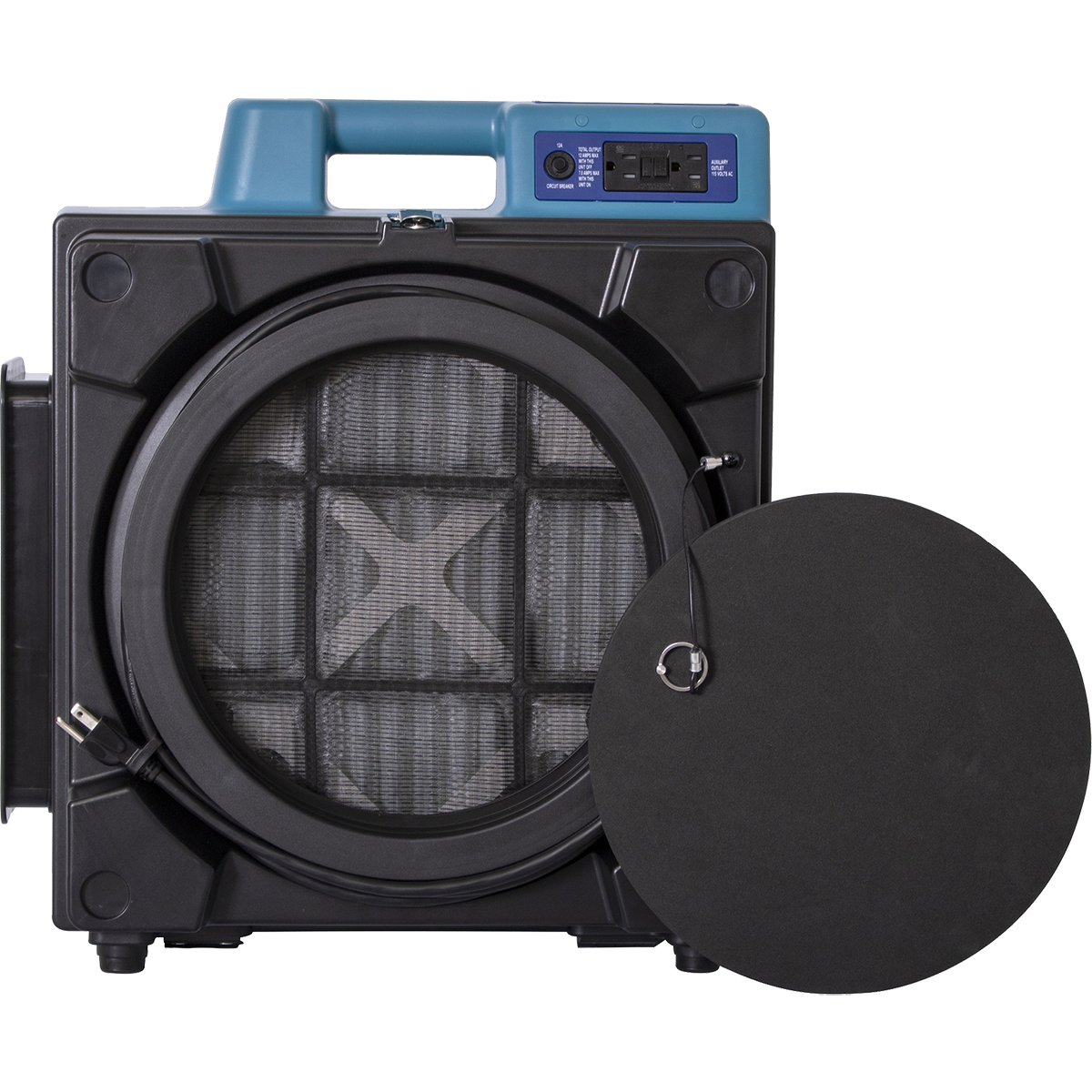 XPOWER X-4700A Professional 3-Stage HEPA Air Scrubber - Front