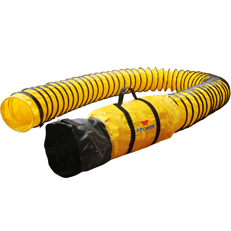 XPOWER 8-in. Ducting Hose 25-ft.