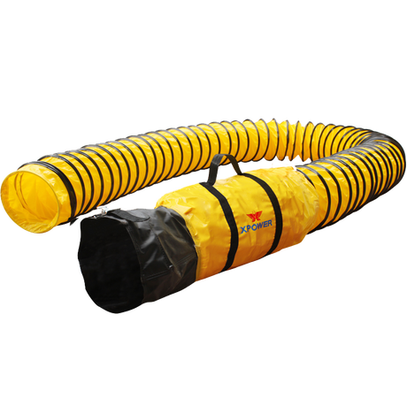 XPOWER 12-in. Ducting Hose 25-ft.