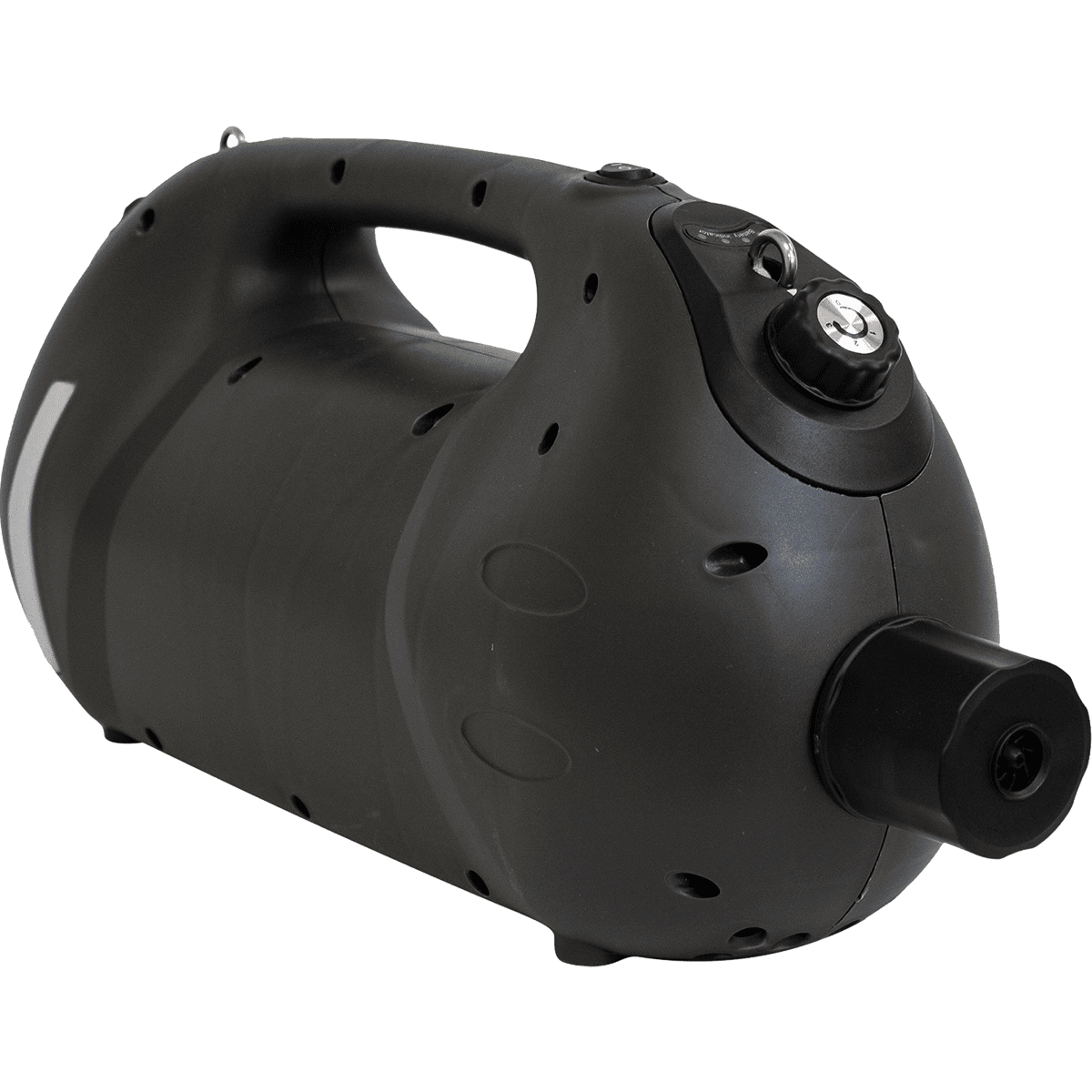 XPOWER 2-Speed Battery Operated 2500ml ULV Cold Fogger - Left Angle
