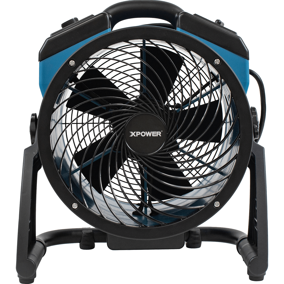 XPOWER FC-150B Brushless DC Motor Rechargeable Whole Room Air Circulator - Front