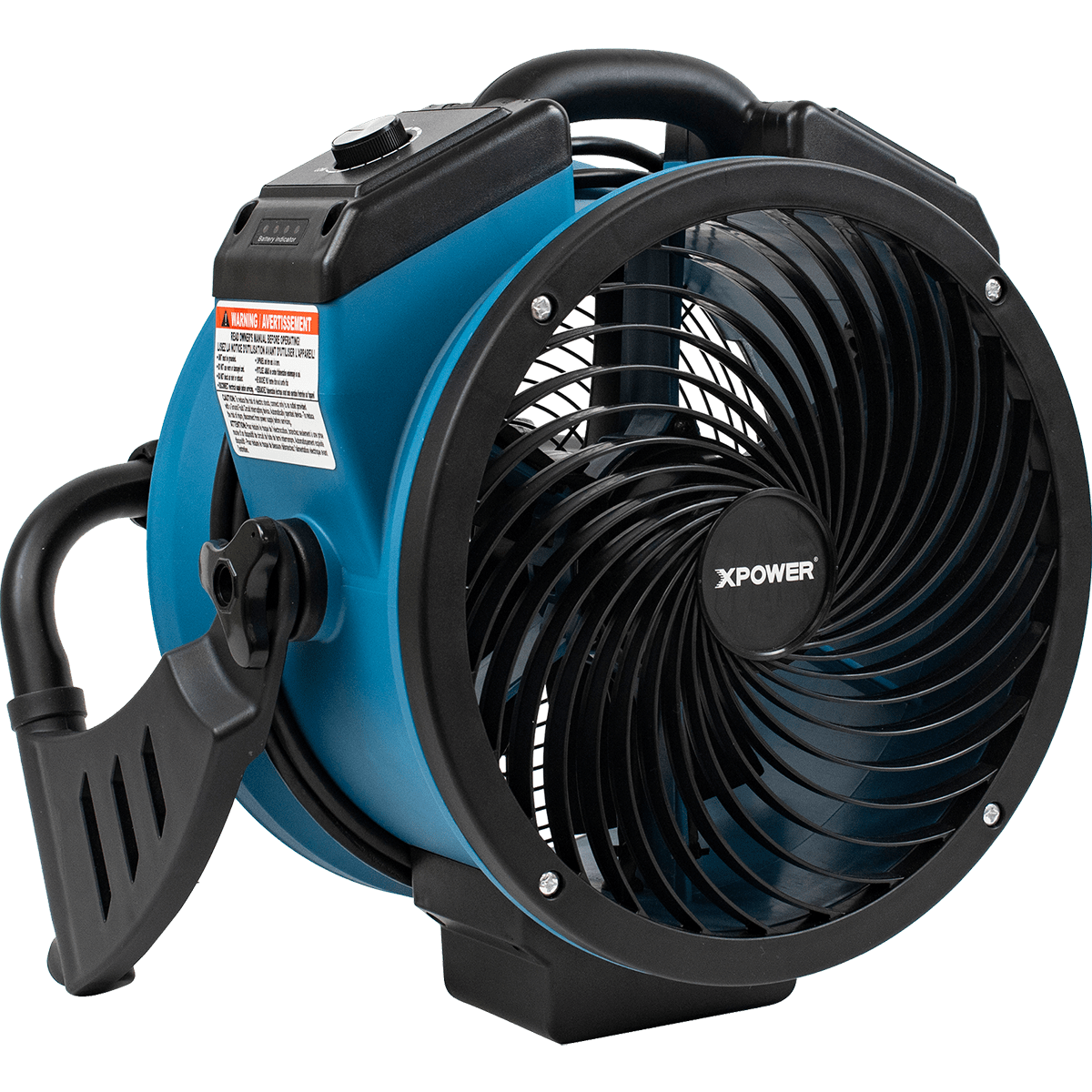 XPOWER FC-150B Brushless DC Motor Rechargeable Whole Room Air Circulator